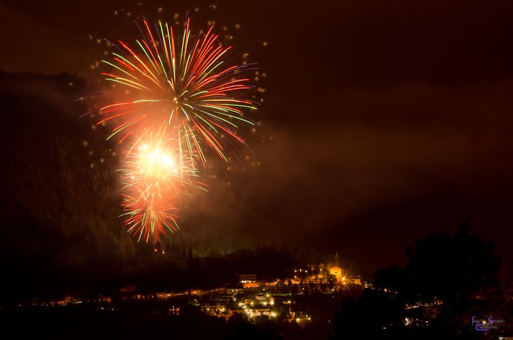 Fuochi d'artificio a Bracca