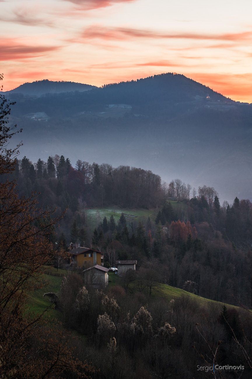 Bagnella al tramonto (comune di Serina)